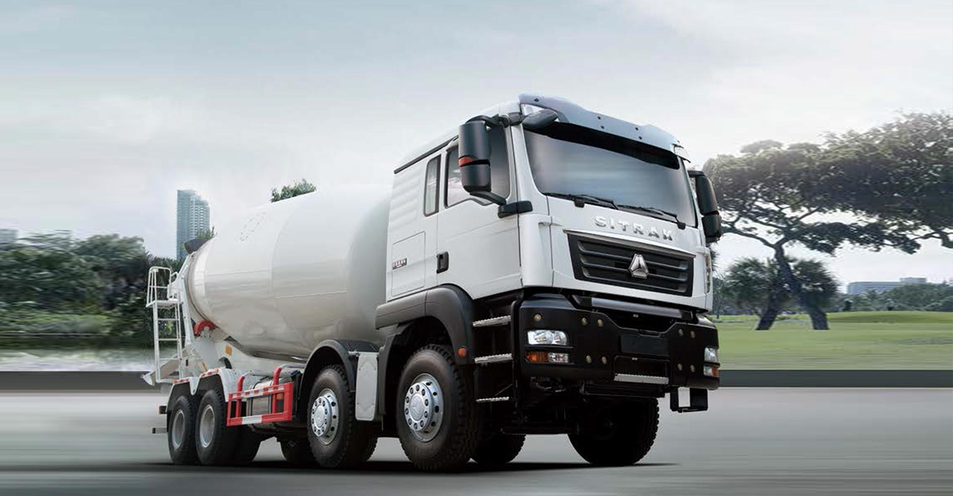 汕德卡 C7H 8X4 攪拌車